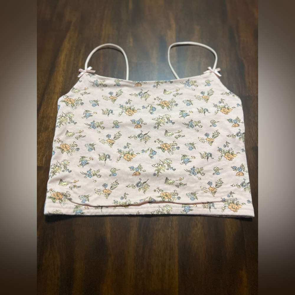 PacSun Floral Cami Crop Tank - Picture 1 of 5
